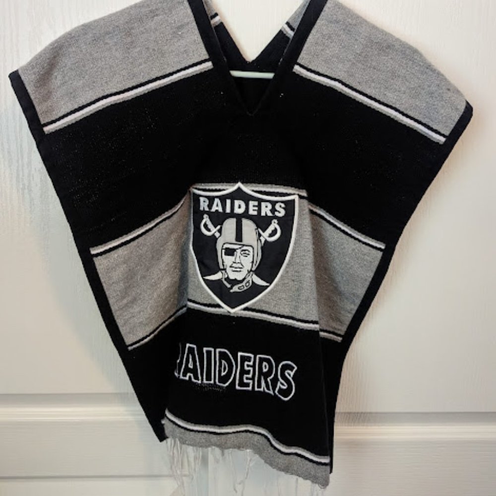 Raiders Kids Poncho
